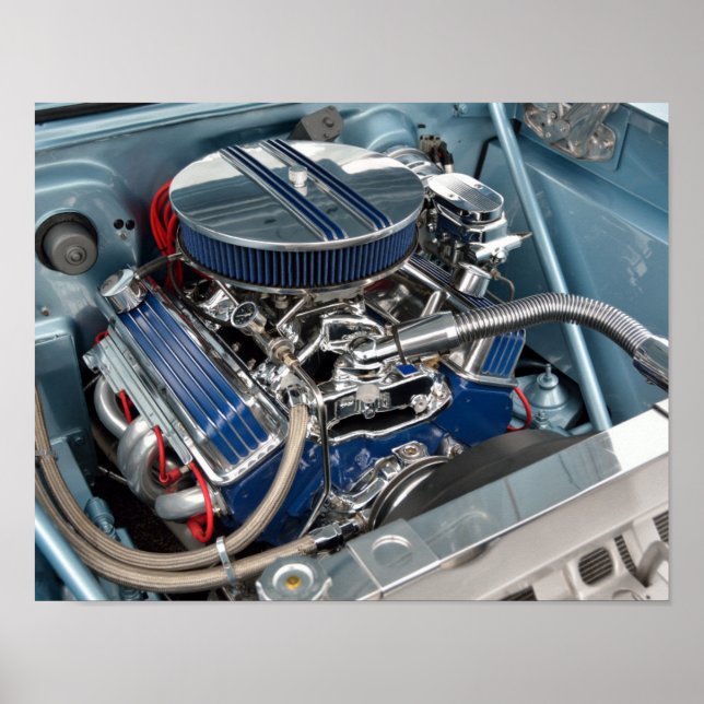 Angepasster Automotor Poster (Vorne)