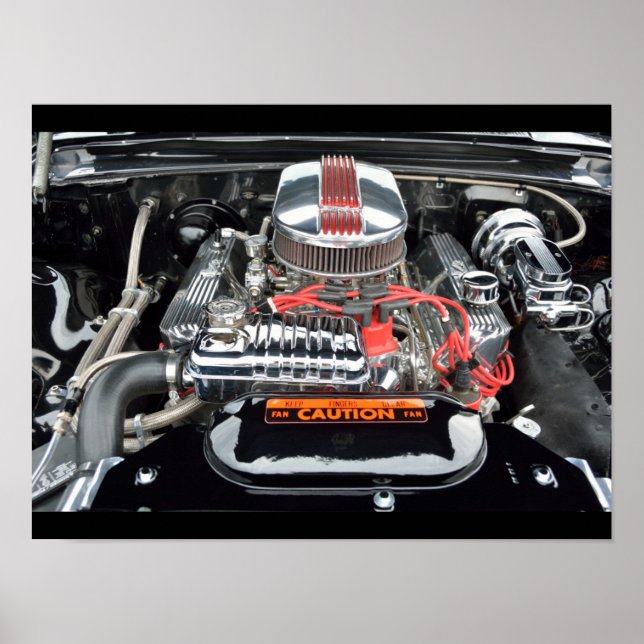 Angepasster Automotor Poster (Vorne)