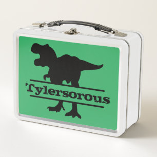 Angepasster Dinosauriername Metall Brotdose