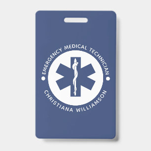 Angepasster EMT-Symbol Notmediziner Ausweis