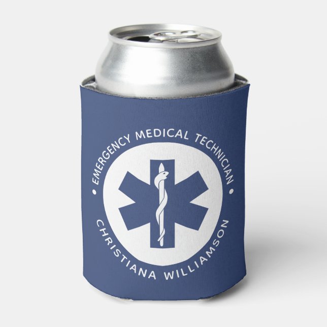 Angepasster EMT-Symbol Notmediziner Dosenkühler (Kanne Vorderseite)