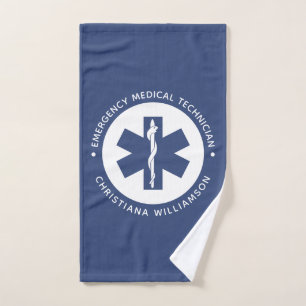 Angepasster EMT-Symbol Notmediziner Handtuch