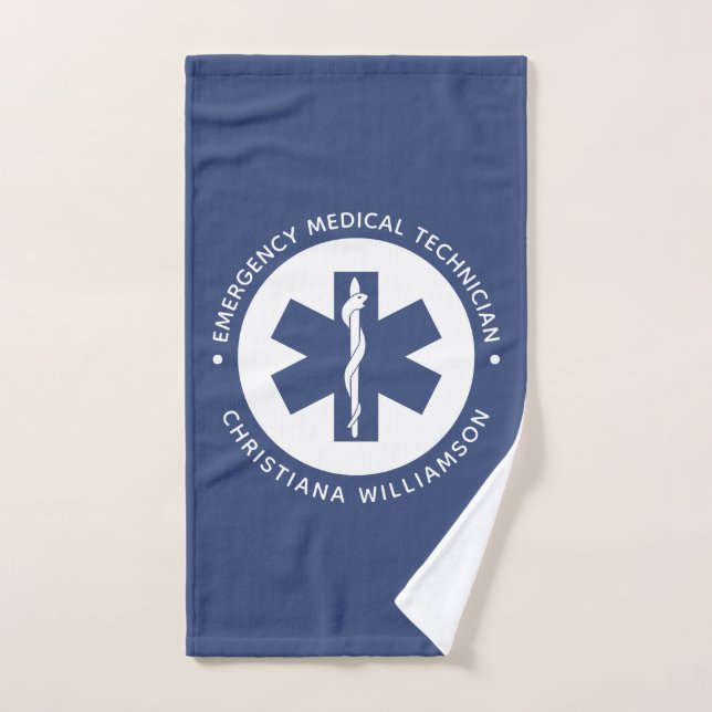 Angepasster EMT-Symbol Notmediziner Handtuch (Handtuch)