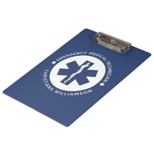 Angepasster EMT-Symbol Notmediziner Klemmbrett