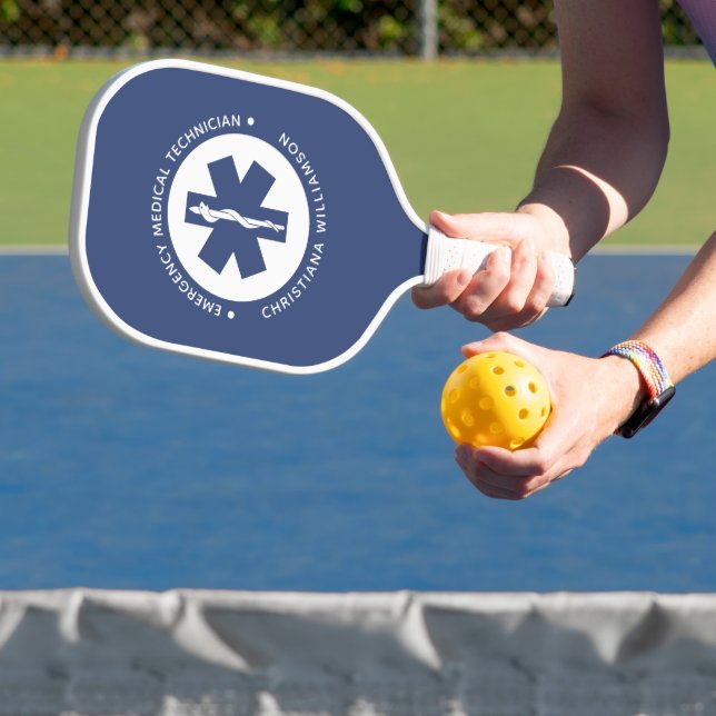 Angepasster EMT-Symbol Notmediziner Pickleball Schläger (InSitu)