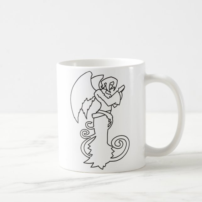 Angepasster Engel Kaffeetasse (Rechts)