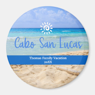 Angepasster Familienurlaub Cabo San Lucas Weihnach Magnet