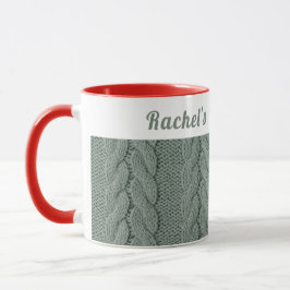Angepasster gemütlicher, grüner Winter | Hugs & Ho Tasse