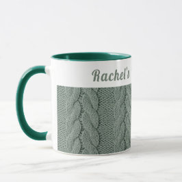 Angepasster gemütlicher, grüner Winter | Hugs & Ho Tasse