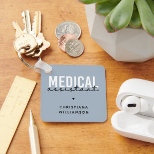 Angepasster medizinischer Assistent Geschenk ein Schlüsselanhänger