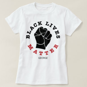 Angepasster Name der zuerst schwarzen Lebensart T-Shirt