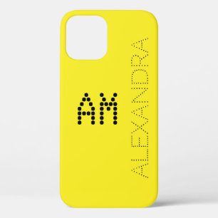 Angepasster Name & Monogram-Trendy-Schriftart auf Case-Mate iPhone Hülle