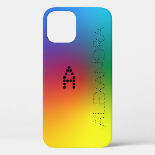 Angepasster Name & Monogram Trendy Schriftart, Reg Case-Mate iPhone Hülle