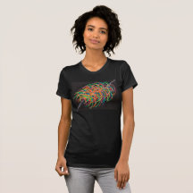 Angepasster T - Shirt von Frauen in schweren Ionen