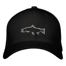 Angepasster Trout Tracker Hat - Schwarz