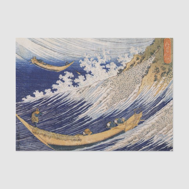 Angepasstes 10lb-Gewebe, JAPANISCHE WAVE Seidenpapier (Vorderseite)