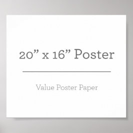 Angepasstes 20 x 16 Poster