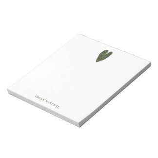 Angepasstes Anthurium-Notepad Notizblock