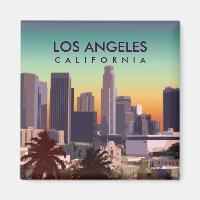 Angepasstes Bild von Downtown L.A. Kalifornien