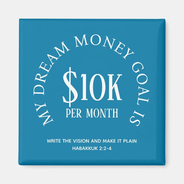 Angepasstes Finanzziel Magnet (Vorne)