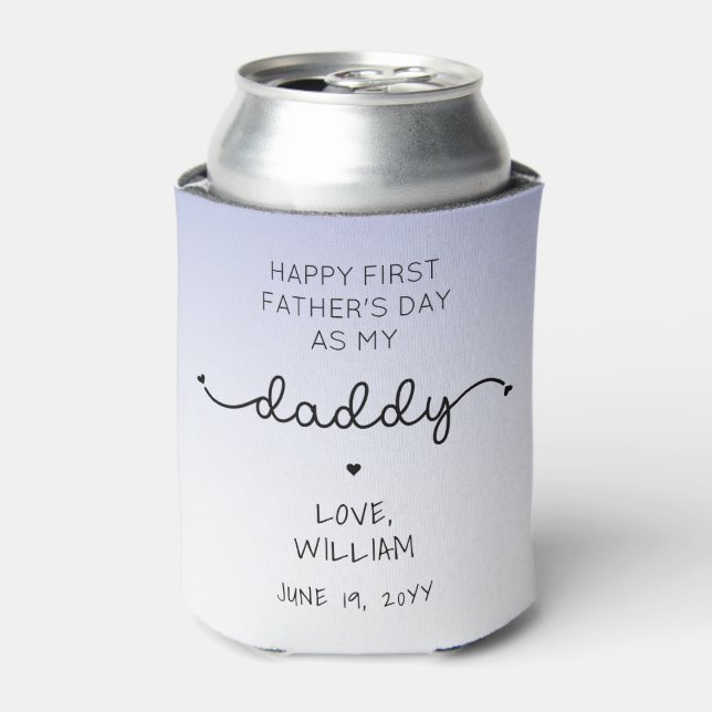 Angepasstes Geschenk des ersten Vaters NeuDaddy Ke Dosenkühler (Kanne Vorderseite)