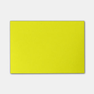 Angepasstes Highlightgelb Post-it Klebezettel