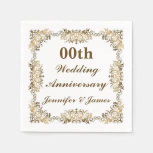 Angepasstes Hochzeitstag Serviette