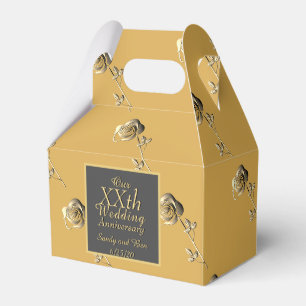 Angepasstes Hochzeitstil Ochre & Rose Dark Label Geschenkschachtel