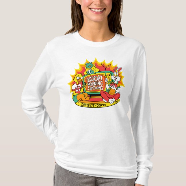 Angepasstes Langschläfchen T-Shirt (Vorderseite)