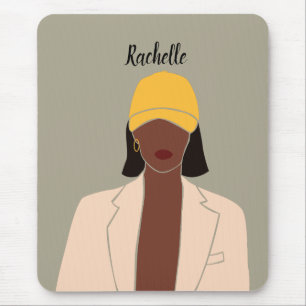 Angepasstes Melanin Queen African American  Mousepad
