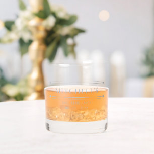 Angepasstes, modernes Bachelor-Graues Party Whiskyglas