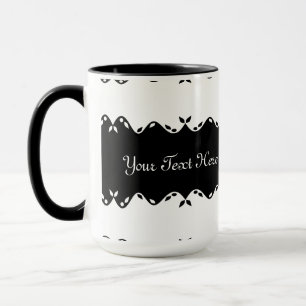 Angepasstes Monogramm-Design Tasse