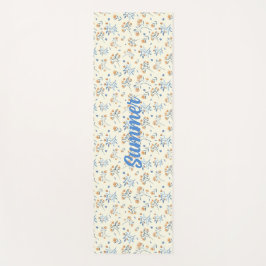 Angepasstes Muster für Vintage Wildblume Yogamatte