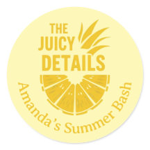 Angepasstes Party mit fettgelber Ananas