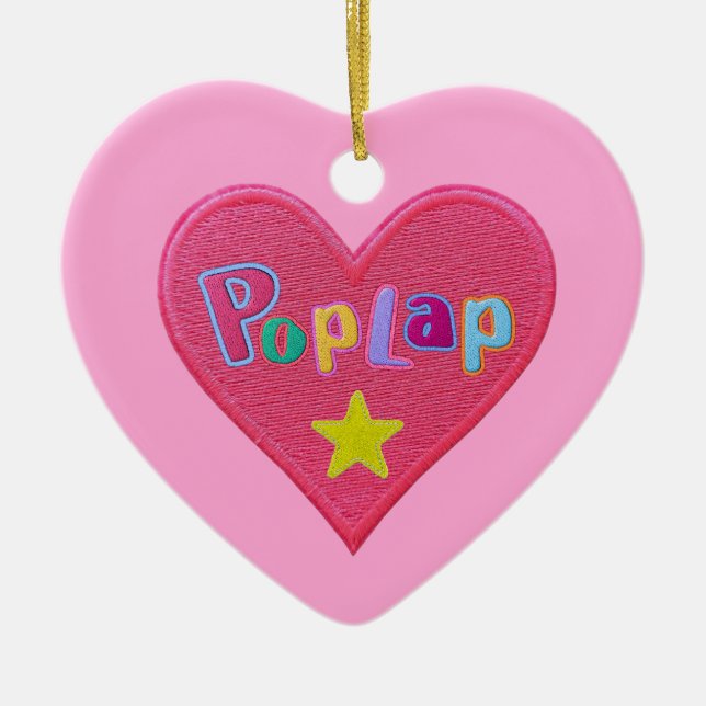 Angepasstes / Personalisiertes POPLAP-Afrikagirl Keramik Ornament (Vorne)