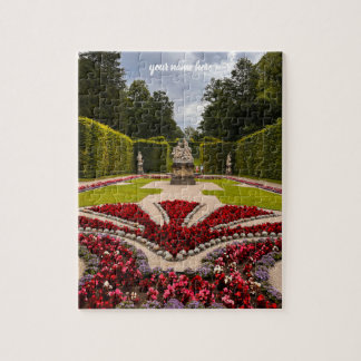 Angepasstes Puzzle von Schloss Linderhof, Deutschl