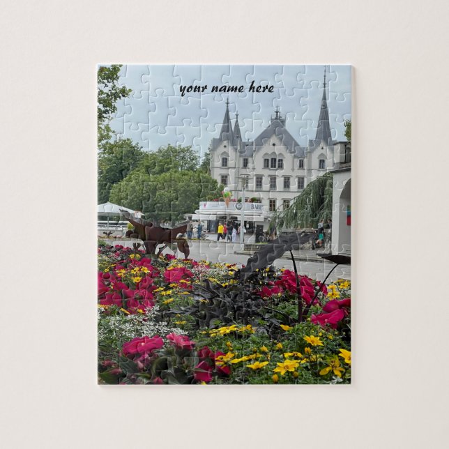 Angepasstes Reise-Puzzle der Schweiz (Vertikal)