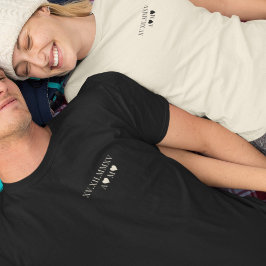 Angepasstes römisches Numerus Datum Jahrestag Grün Tri-Blend Shirt