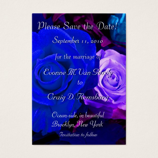 Angepasstes Save the Date I (Vorderseite)