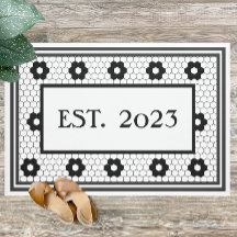 Angepasstes Schwarz-weißes Stapeldesign 2023 einge