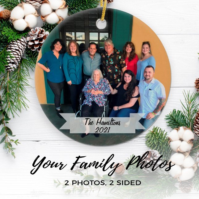 Angepasstes, zweiseitiges Foto Keramikornament (Von Creator hochgeladen)