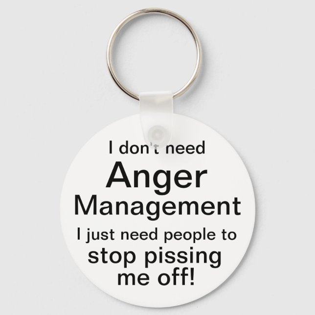 Anger Management Key Chain Schlüsselanhänger (Vorderseite)