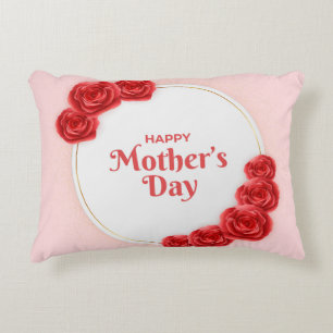 Angerautes Polyester Dekokissen