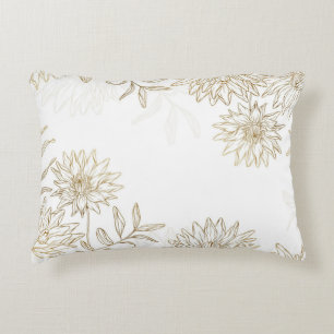 Angerautes Polyester Dekokissen