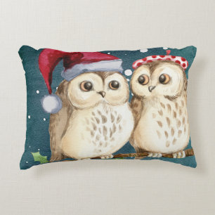 Angerautes Polyester Dekokissen