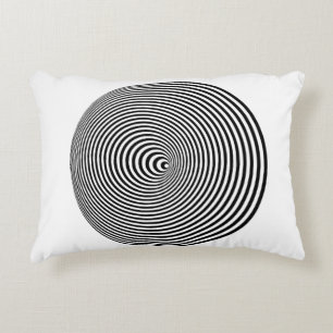 Angerautes Polyester Dekokissen