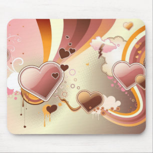 Angeredeter Entwurfshintergrund Mousepad