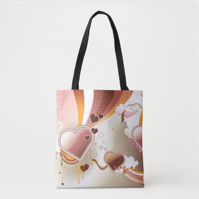 Angeredeter Entwurfshintergrund Tasche (Vorderseite)