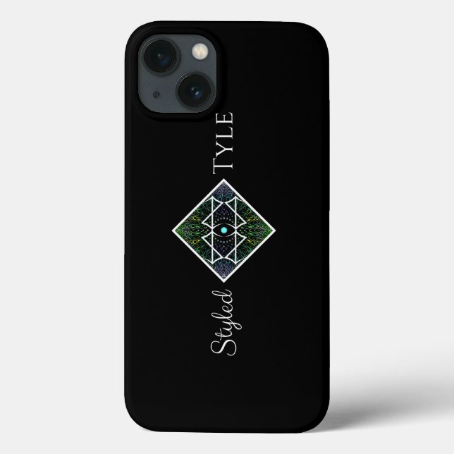Angeredetes Tyle Logo Case-Mate iPhone Hülle (Rückseite)