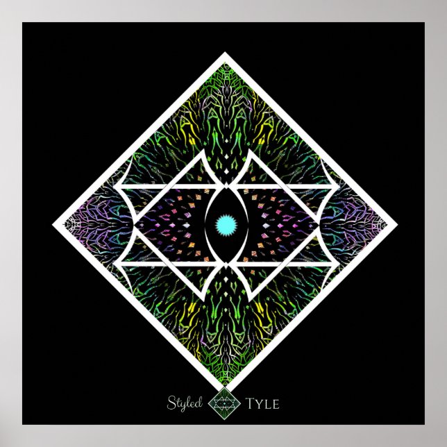 Angeredetes Tyle Prisma Poster (Vorne)